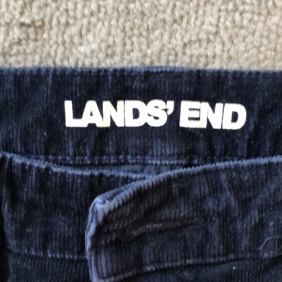 Lands’ End Navy Corduroy pants women’s size 10P - Picture 3 of 6